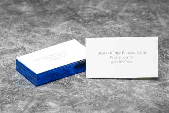 Edge Foil business cards 4 by Aladdin Print